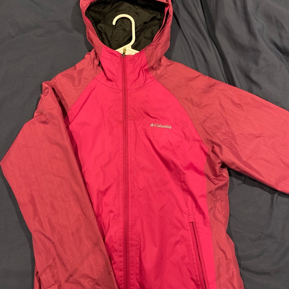 Columbia rain jacket with Omni heat